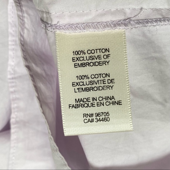 La vie Rebecca Taylor purple eyelet ruffle poplin cami spaghetti strap tank top - Picture 11 of 12